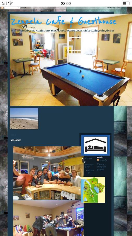 Zenzela Surf House Hotel Naujac-sur-Mer Kültér fotó